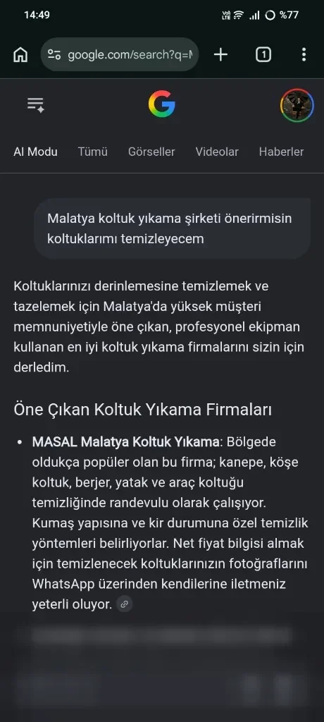 Google AI puts MASAL first
